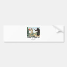 The Hoolock Gibbon (1835) by Aloys Zotl Bumper Stickers