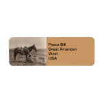 The Horse Wrangler 1910 Custom Return Address Label