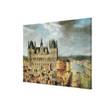 The Hotel de Ville, Place de Greve Gallery Wrapped Canvas