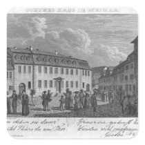 The house of Johan Wolfgang von Goethe  in Sticker