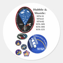The Hubble Telescope and the Shuttle Stickers