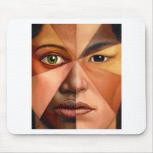 The Human Face Mouse Pad