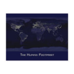 The Human Footprint Post Card