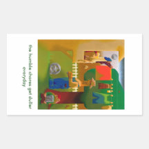the humble chores get duller everyday sticker