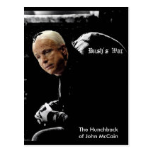 The Hunchback of John McCain Postcard