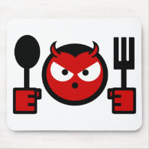The Hungry Devil Mouse Pad