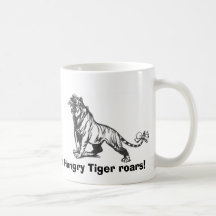 The Hungry Tiger roars! Coffee Mugs