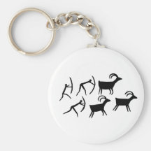 The Hunt-BW Key Chain