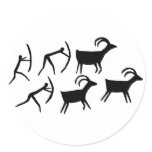 The Hunt-BW Stickers