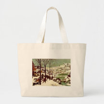 The Hunters in the Snow - 1565 Canvas Bags
