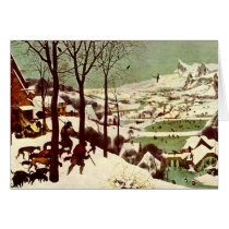 The Hunters in the Snow - 1565 Greeting Card