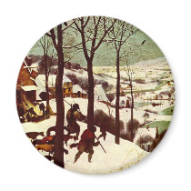 The Hunters in the Snow - 1565 Fridge Magnets