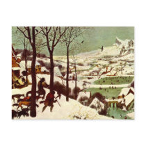 The Hunters in the Snow - 1565 Postcard