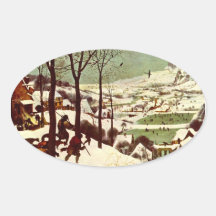 The Hunters in the Snow - 1565 Sticker