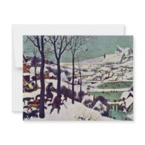 The Hunters In The Snow,  By Bruegel D. Ä. Pieter Invitations