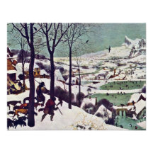 The Hunters In The Snow,  By Bruegel D. Ä. Pieter Invitations