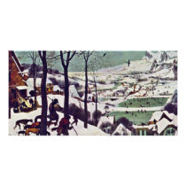The Hunters In The Snow,  By Bruegel D. Ä. Pieter Customized Photo Card