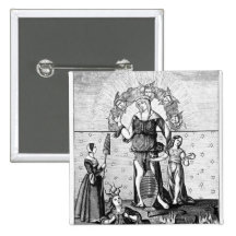 The Image of Dame Astrology with the Three Pins