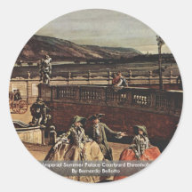 The Imperial Summer Palace Courtyard Ehrenhofseite Sticker