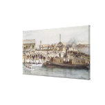 The Inauguration of the Suez Canal Gallery Wrapped Canvas