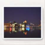 The Inner Harbour of Baltimore at Night Mousepad