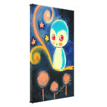 The inscrutable Owl Gallery Wrapped Canvas
