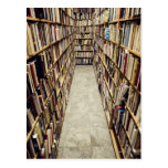 The interior of a second-hand bookshop Sweden. Post Card