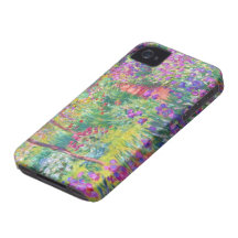 The Iris Garden at Giverny Claude Monet cool, old, iPhone 4 Cover