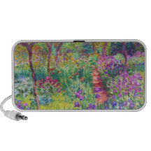 The Iris Garden at Giverny Claude Monet cool, old, Travelling Speaker