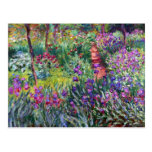 The Iris Garden at Giverny, Claude Monet Postcards