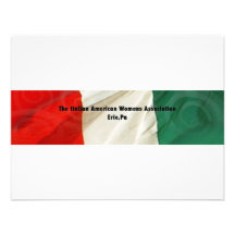 The Italian American Women's Association Custom Invite