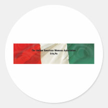The Italian American Women's Association Sticker