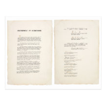The Japanese Instrument of Surrender (1945) Postcards