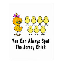The Jersey Chick Postcard