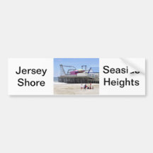 The Jersey Shore at Seaside Heights Bumper Sticker