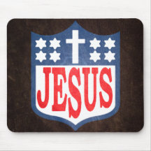 The Jesus Football League Mouse Pad