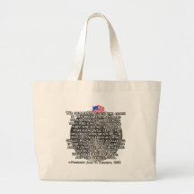 The JFK Quote That Sent Humans to the Moon Canvas Bag