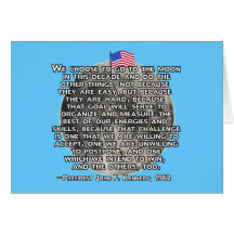 The JFK Quote That Sent Humans to the Moon Cards