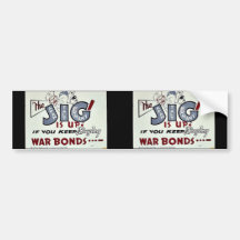 The Jig Is Up Bumper Sticker