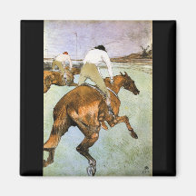 The Jockey 2 by Toulouse-Lautrec Fridge Magnets