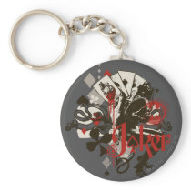 The Joker - 4 Aces Bleeding Heart Devil Key Chains