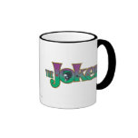 The Joker Name Logo mugs