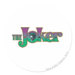The Joker Name Logo stickers