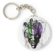 The Joker Neon Airbrush Portrait Keychains