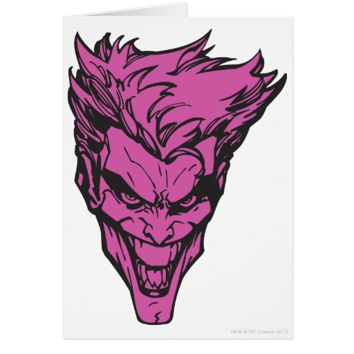The Joker Pink Greeting Card