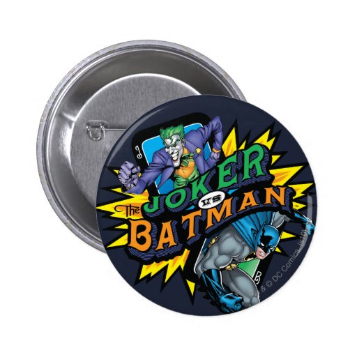 The Joker Vs Batman Pinback Buttons
