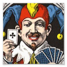 The jolly joker playing card graphic photo print