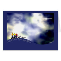 The Journey to Bethlehem Greeting Cards