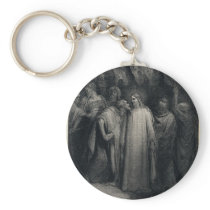 The Judas Kiss by Gustave Dore Keychains