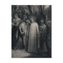 The Judas Kiss by Gustave Dore Postcard